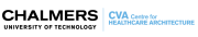 Chalmers University of Technology Centre for Healthcare Architecture logo