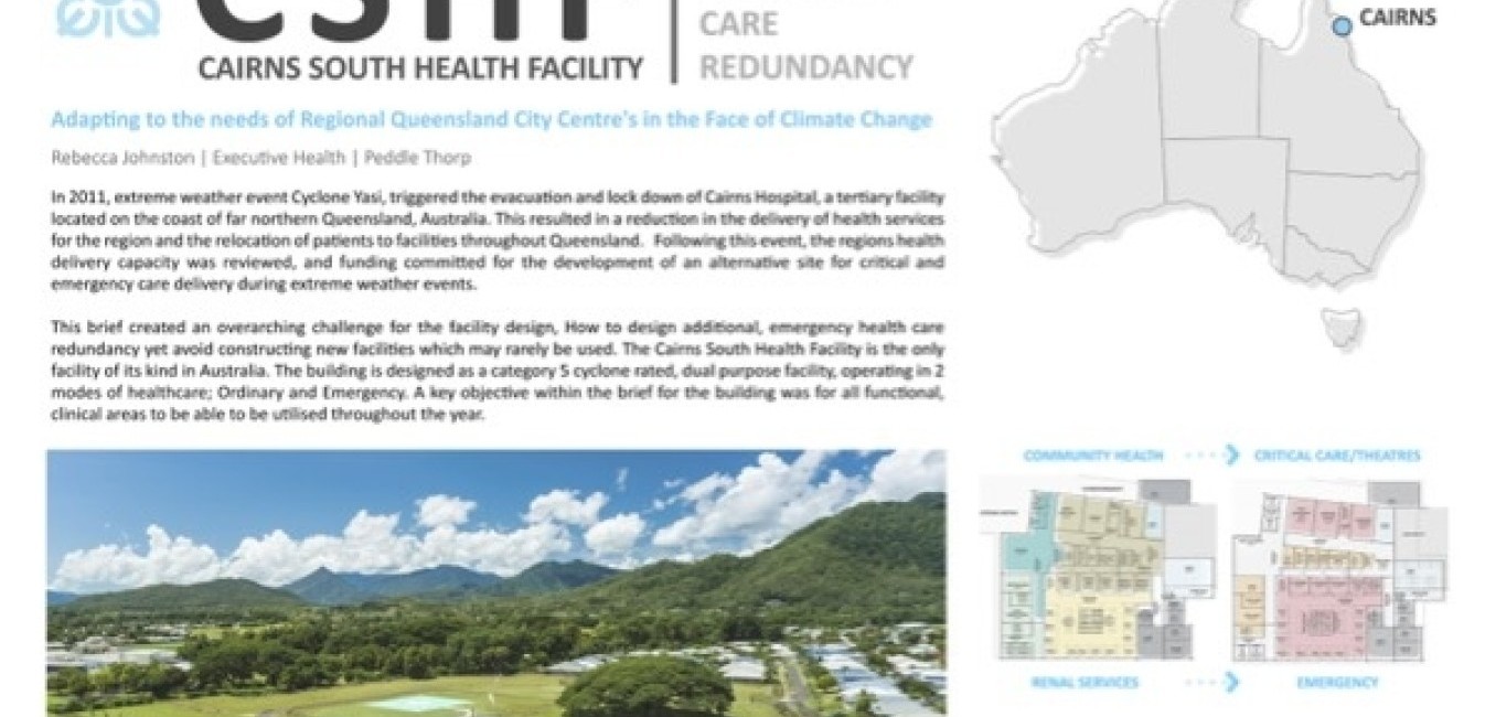 Dual-purpose emergency department: Cairns South Health Facility, Queensland image