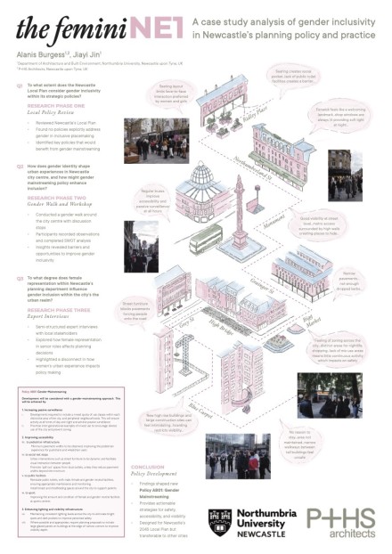 The feminiNE1: A case study analysis of gender inclusivity in Newcastle’s planning policy and practice Poster Image