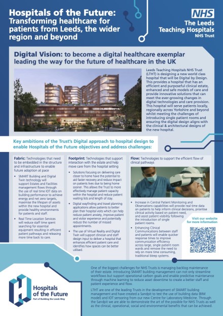 Digital hospitals – enabling designs that enhance patient care Poster Image